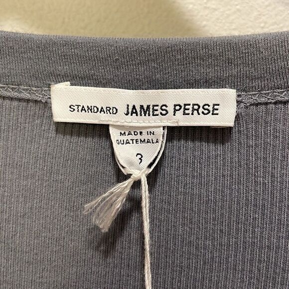 Nwt James Perse woman’s long sleeve gray dress - Picture 9 of 13